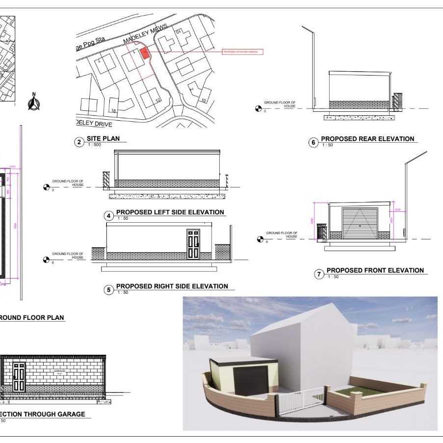 Proposed plans and elevations