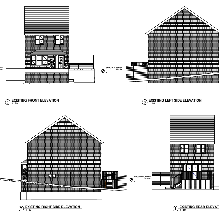 Existing elevations