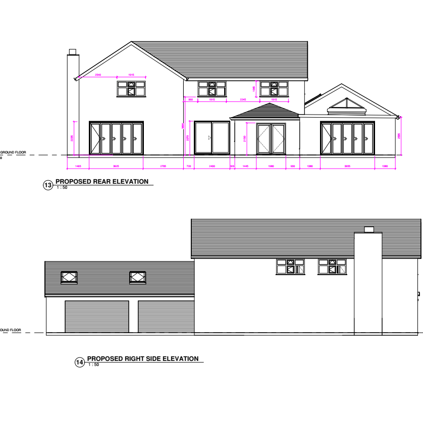 Two Storey Extension Enhanced Building Plans