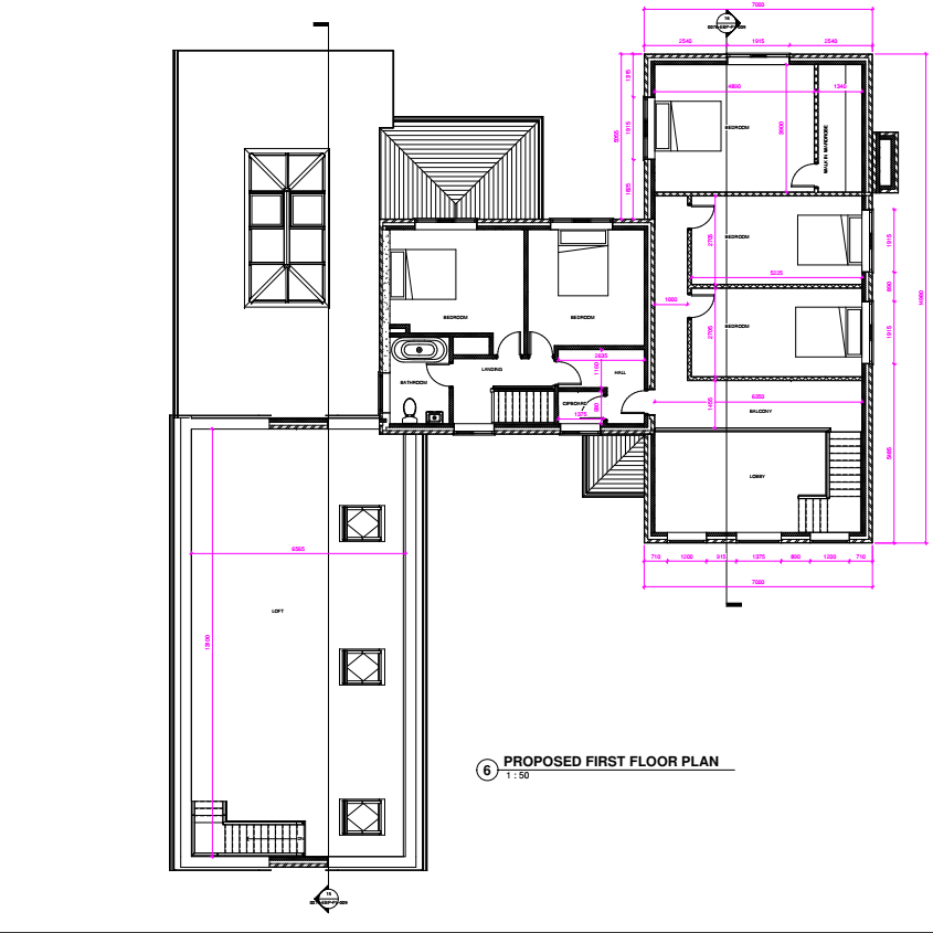 Proposed first floor plan