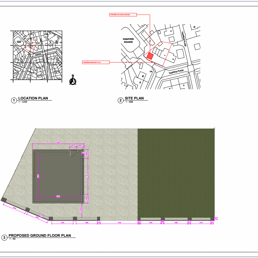 Boundary Wall and Garage Doncaster
