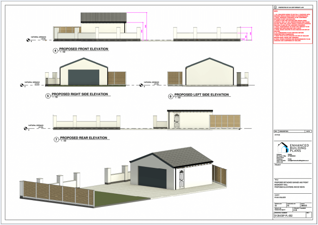Boundary Wall and Garage Doncaster