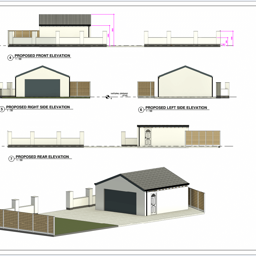 Boundary Wall and Garage Doncaster